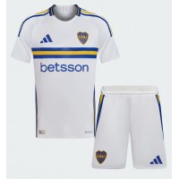 Echipament fotbal Boca Juniors Tricou Deplasare 2024-25 pentru copii maneca scurta (+ Pantaloni scurti)